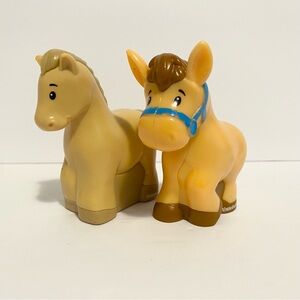 Little People Animal Figures Horse Pony Vintage Fisher Price Farm Lot 4/$20 🛑